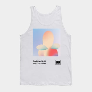 Keep It Like A Secret / Minimalist Style Graphic Artwork Design Tank Top